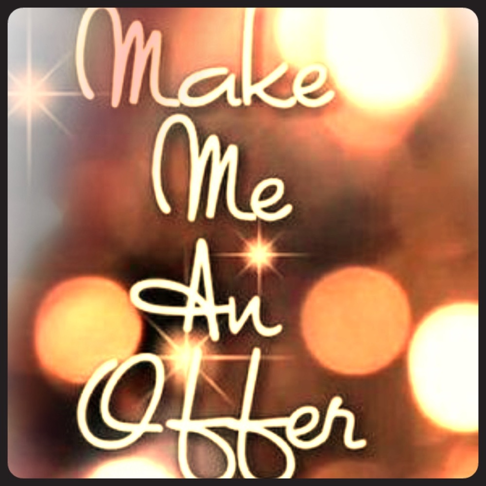 OPEN TO OFFERS--->press offer button