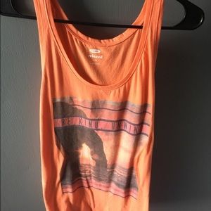 Old navy orange tank top