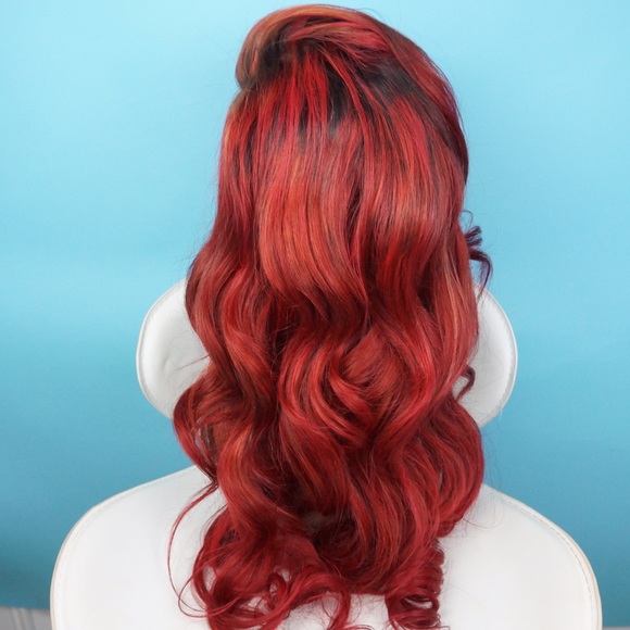 FIRE RED LACE FRONTAL WIG - Picture 3 of 4