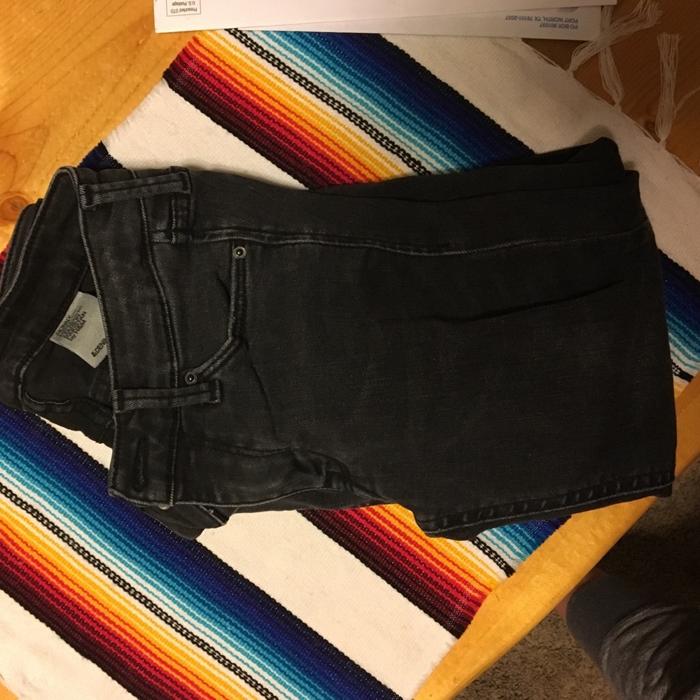 &denim super low skinny jeans