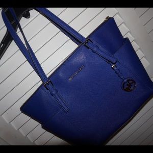 Michael Kors medium Jet Set Tote Royal Blue