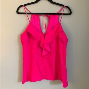 Parker pink silk cami