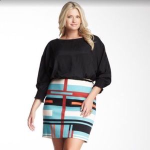 Jessica Simpson Dolman Sleeve Twofer Dress