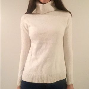 J. Crew turtleneck sweater in ivory