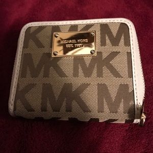 Beige and tan Michael Kors Wallet