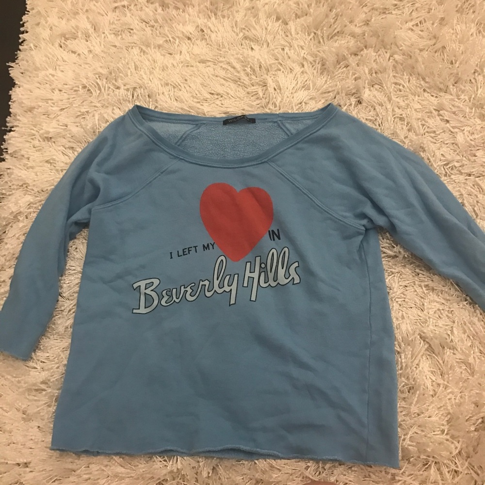 Wildfox 'I left my heart in Beverly Hills' sweater