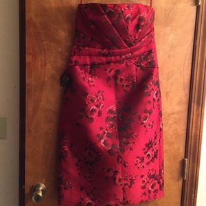 NWT White House Black Market red cocktail dress
