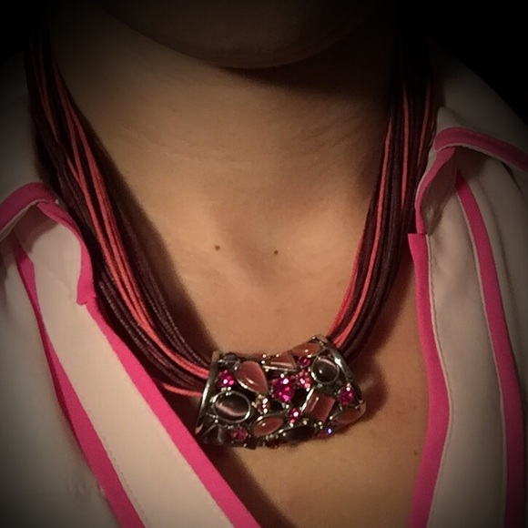 Handmade silverRose pendant princess necklace - Picture 1 of 3