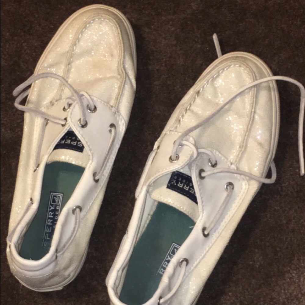 white sperrys