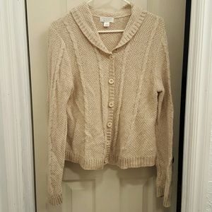 Button down sweater