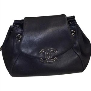 SOLD!Chanel navy bag