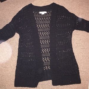 REDUCED Knit black cardigan