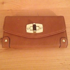 Camel colored wallet