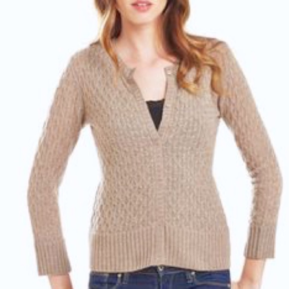 Cable Knit Cashmere Cardigan