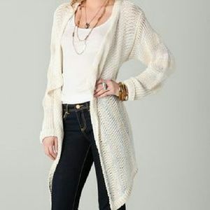 Rachel Zoe Chloe angled hem cardigan