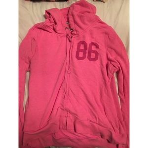 Pink hoodie
