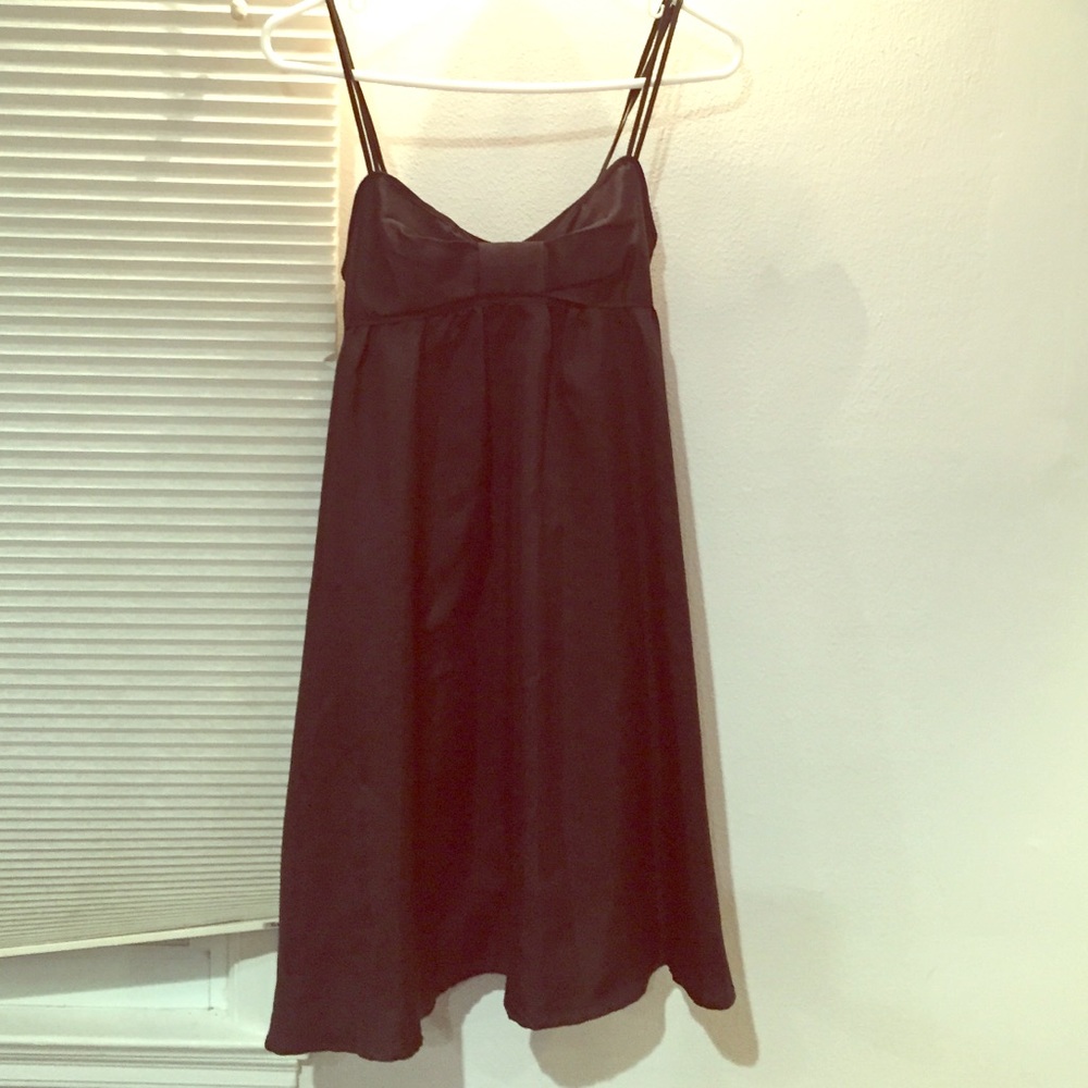 Black Volcom Women's Bow Dress XS