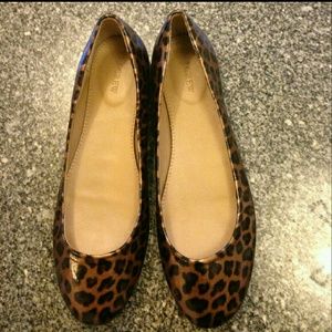 J. Crew Leopard flats