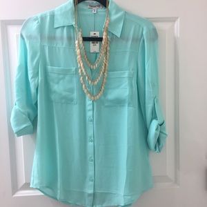 Light Teal Portofino Express Shirt