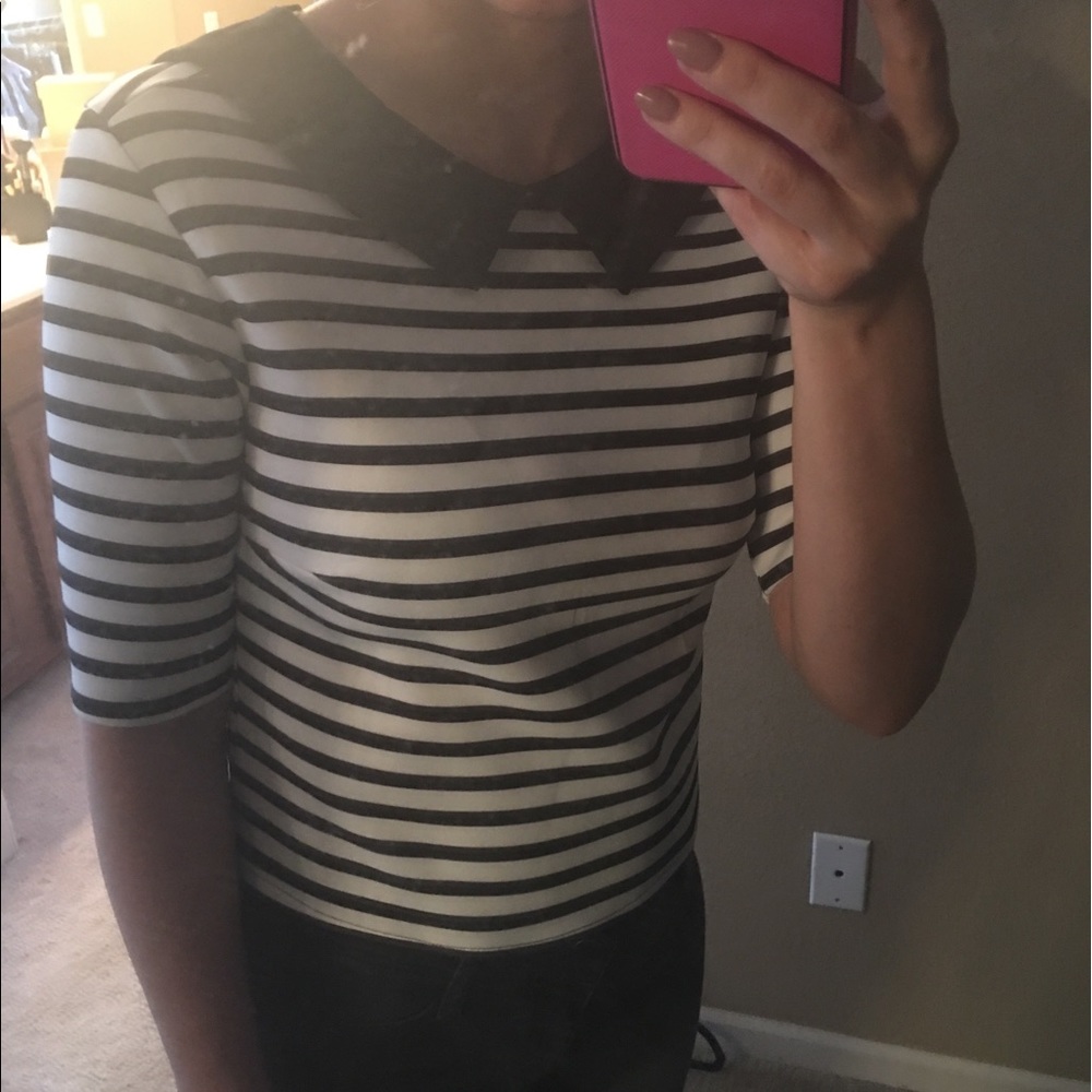 Zara top with Peter Pan collar - Picture 6 of 6