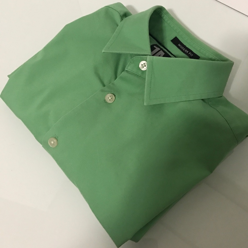 Express Mens 1MX XS Fitted Button Down Dress Shirt