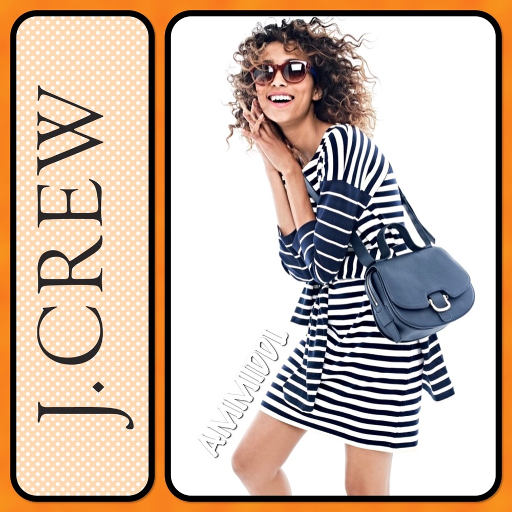 🆕J. Crew Colorblock Stripe Ponte Dress