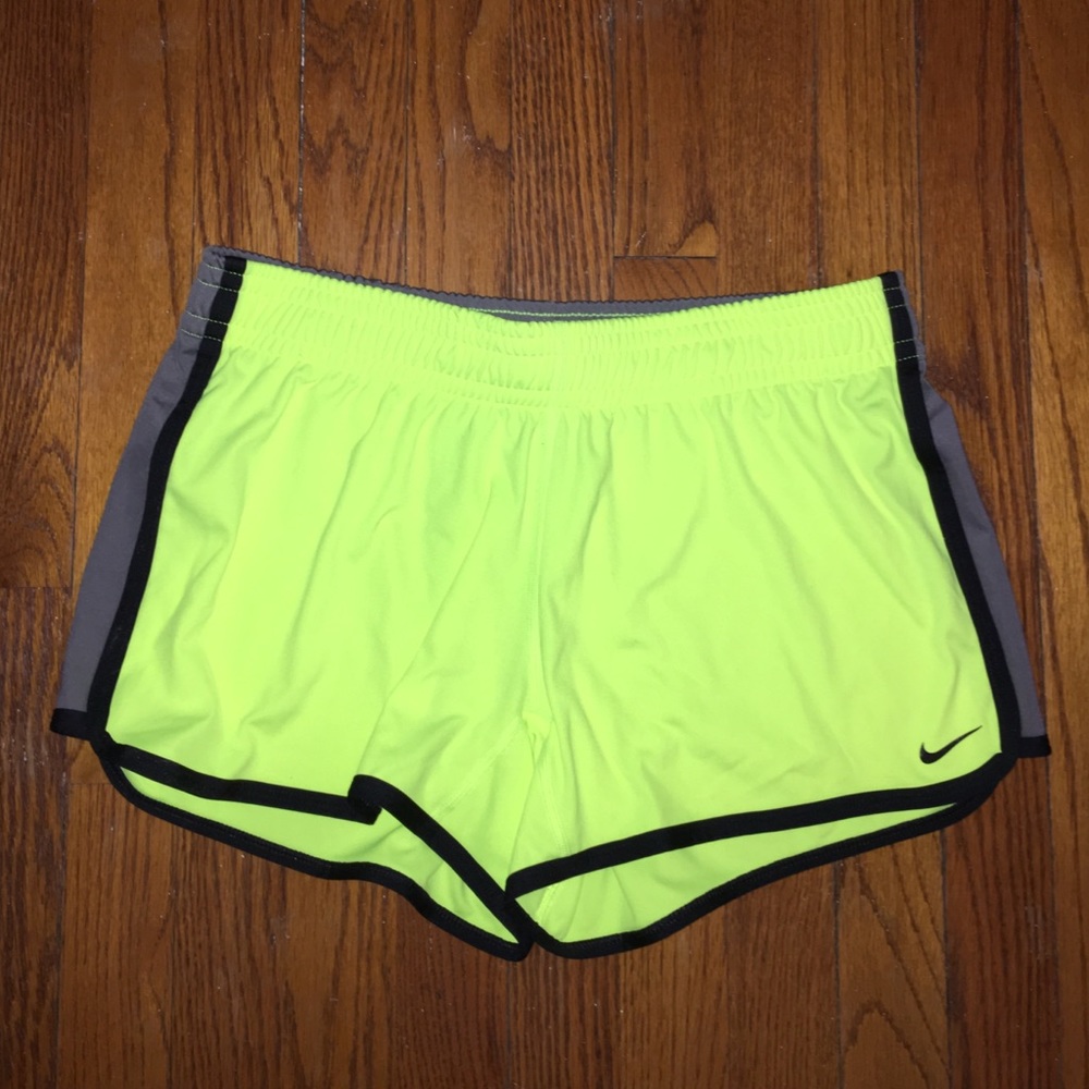 Nike Athletic Shorts in Bright Yellow