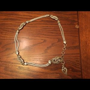 Brighton silver belt