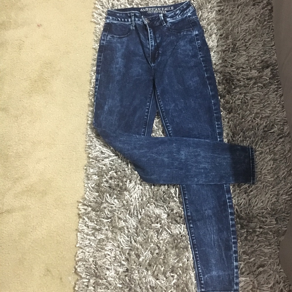American eagle jeans, sky-high jegging