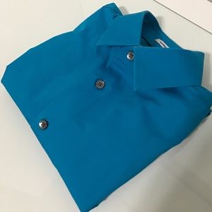 Express Mens 1MX XS Fitted Button Down Dress Shirt