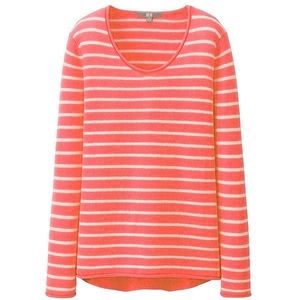 Uniqlo Striped Cashmere Sweater