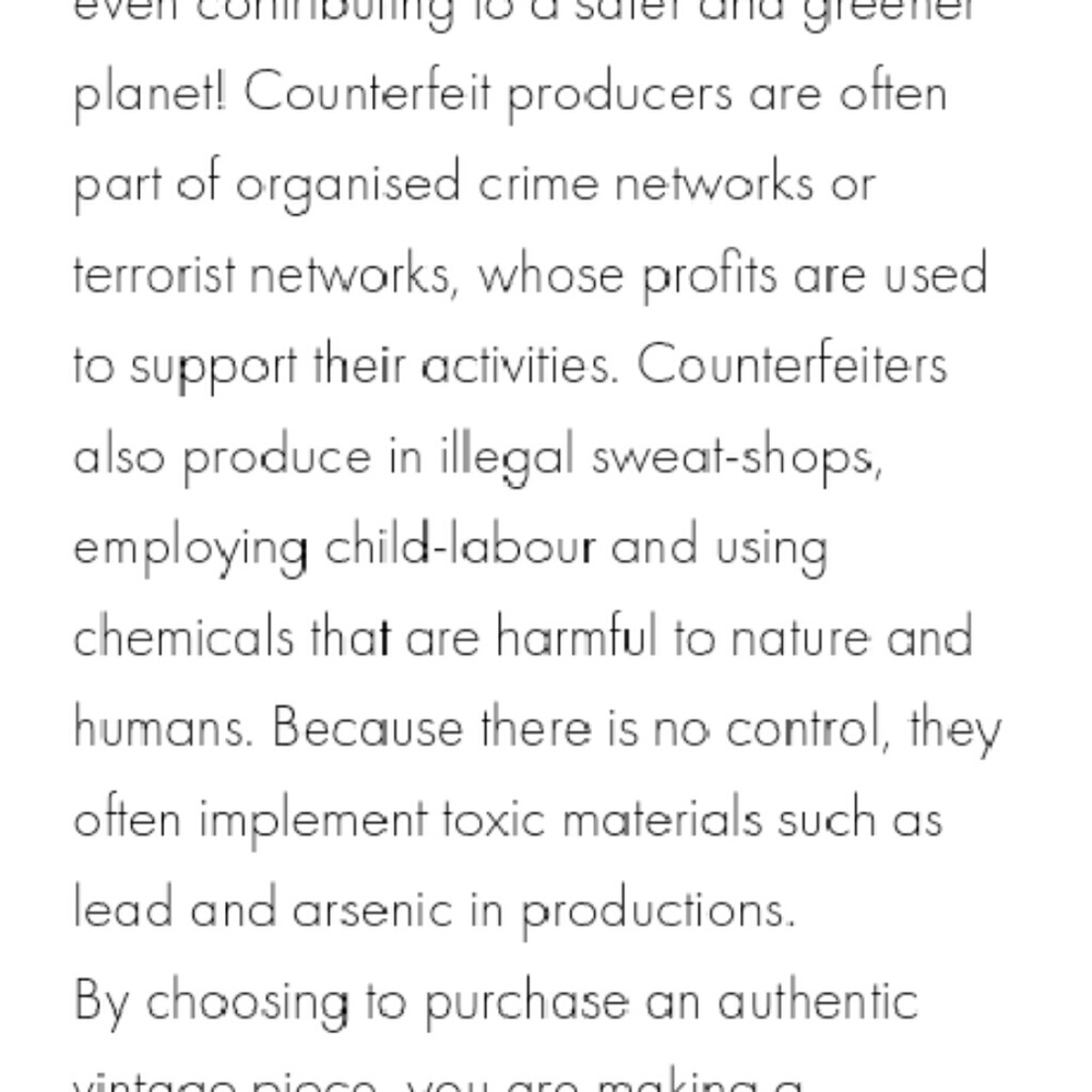 Counterfeiters Contribute to Terrorists!