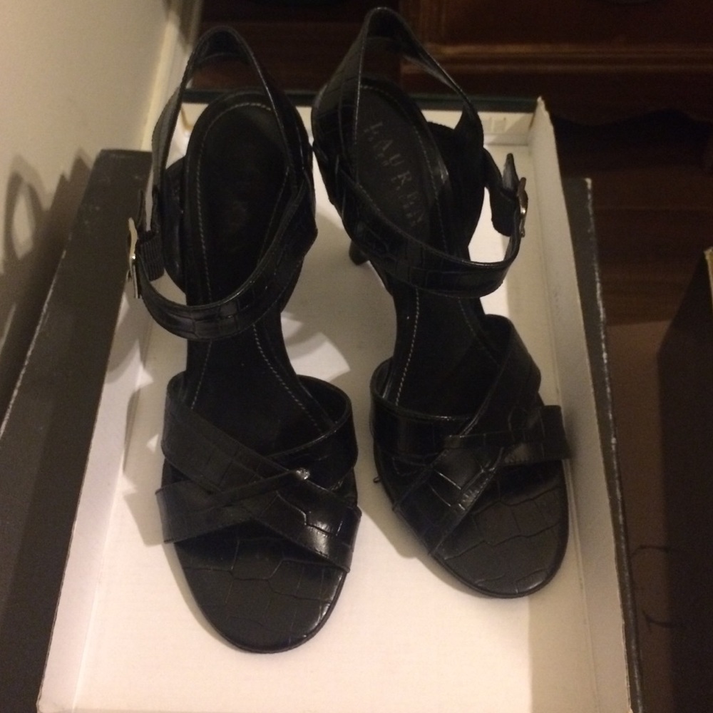 Lauren black heels