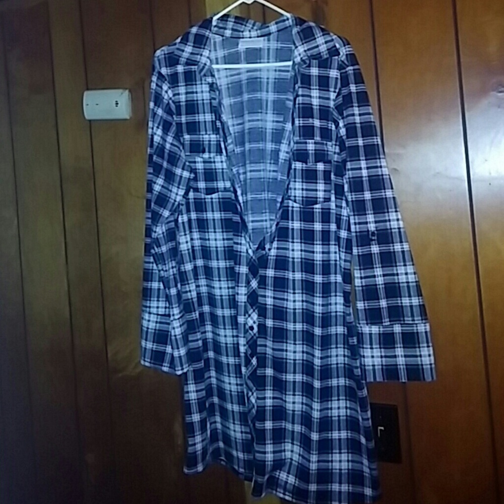 OVERSIZED FLANNEL SHIRT/DRESS