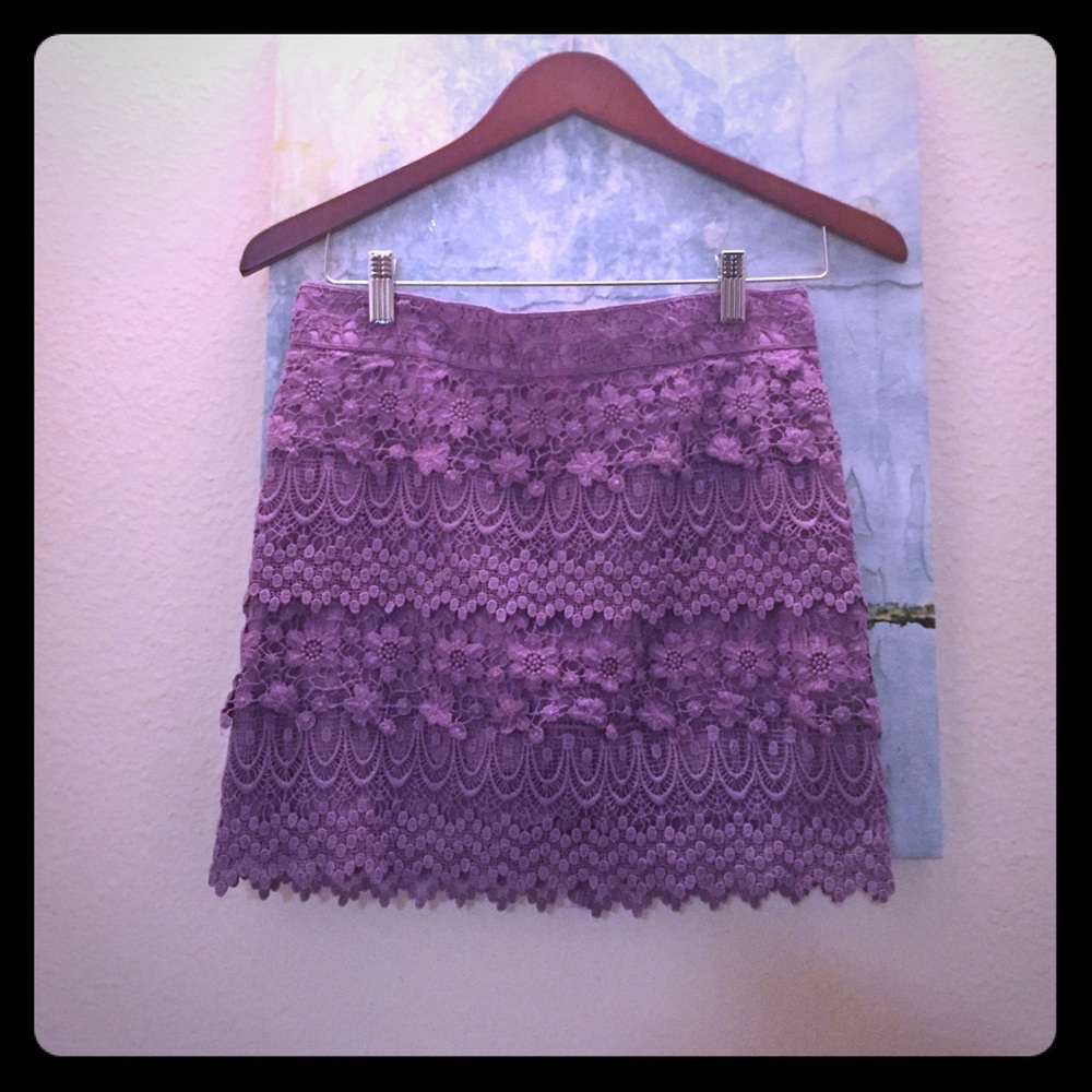 American Eagle Lace Skirt Lilac