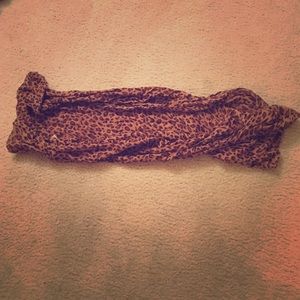Cheetah print leopard infinity scarf