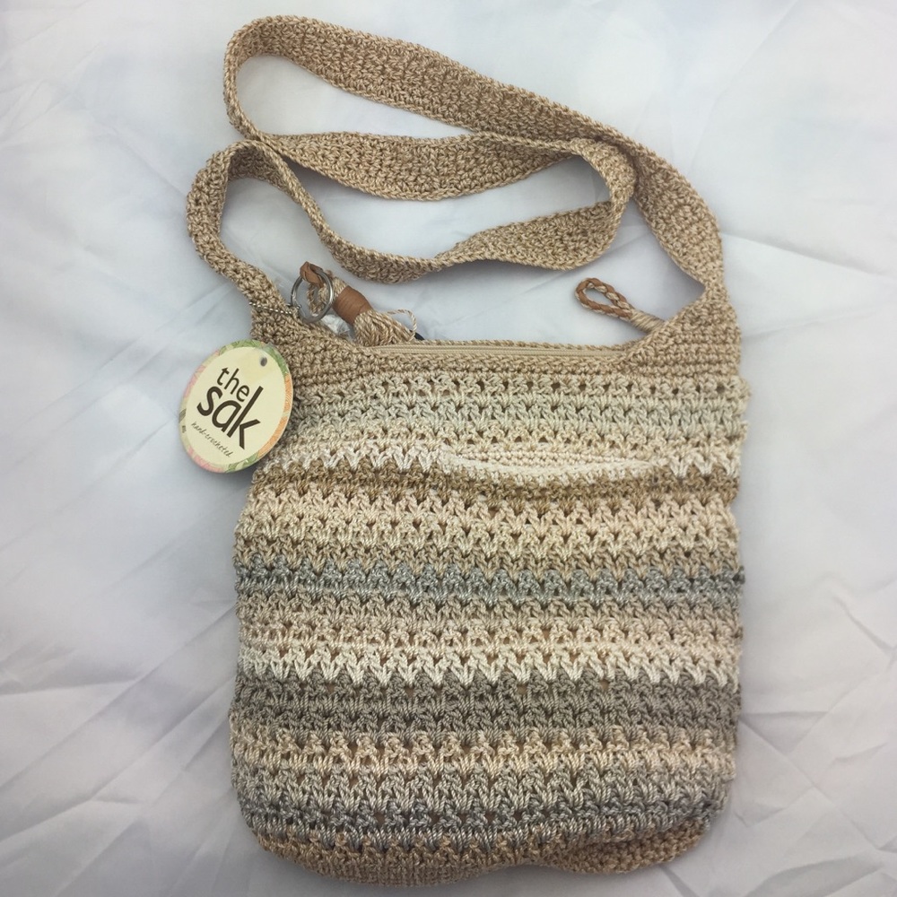 The Sak Classic Crochet/Knitted  Crossbody NWT $64