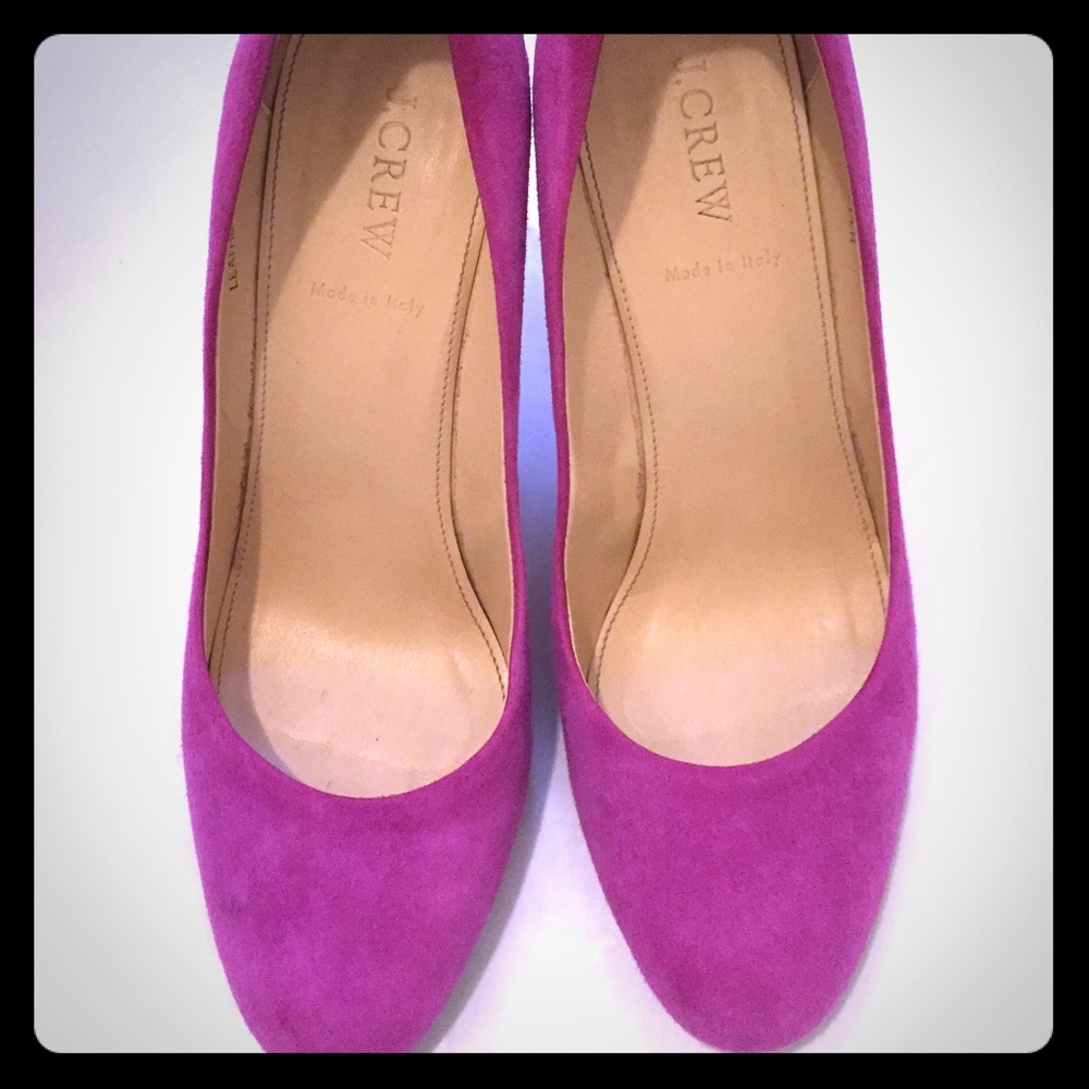 JCrew "Mona" Wild berry pumps