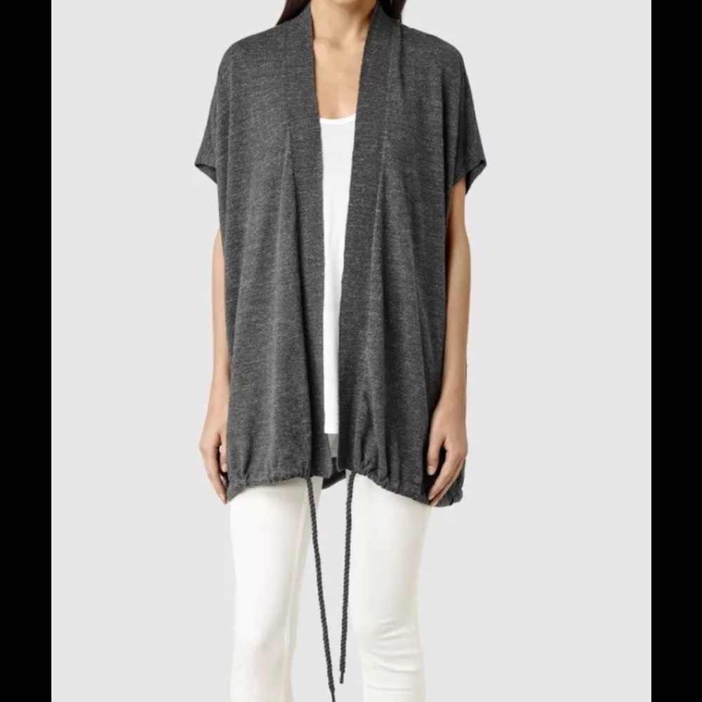 *SOLD* Allsaints Women's Grey Morar Gilet Size S