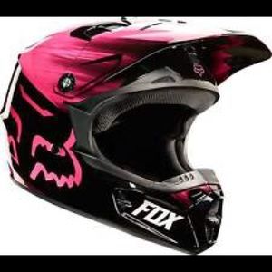 Women's fox Motocross helmet