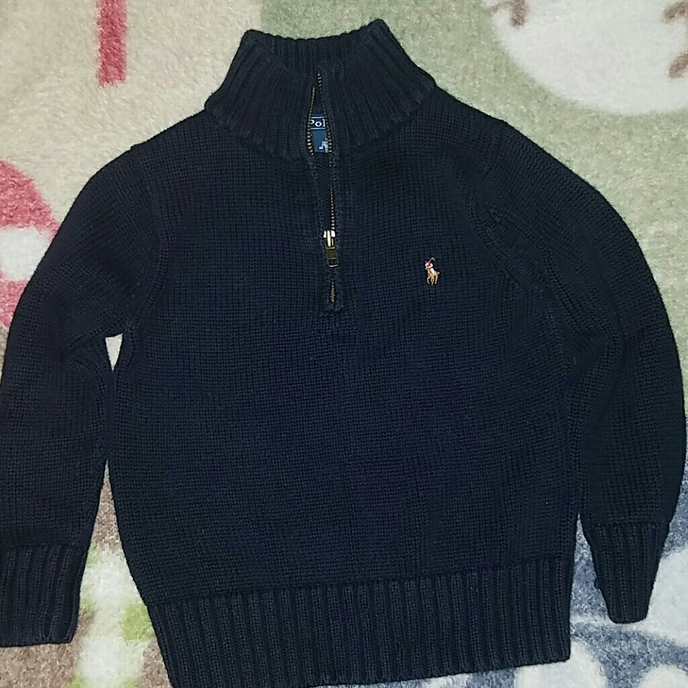 Polo Ralph Lauren Navy Zipper Sweater
