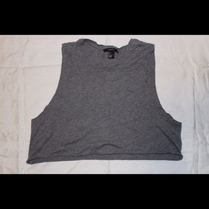 Grey muscle tee