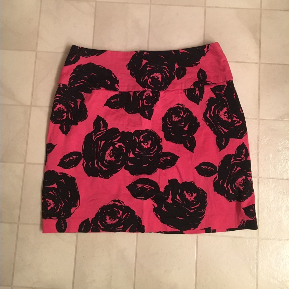 Floral Pencil Skirt