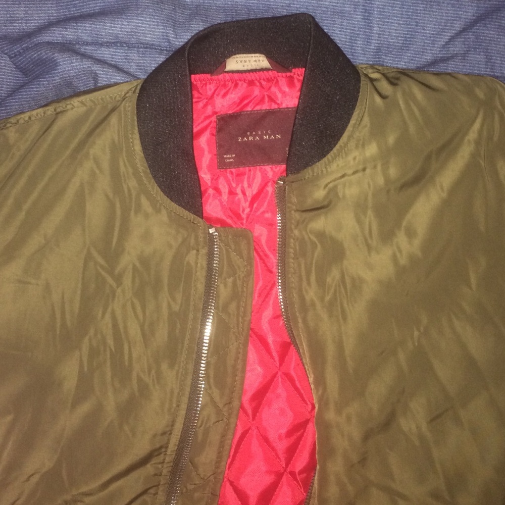Zara Green Bomber