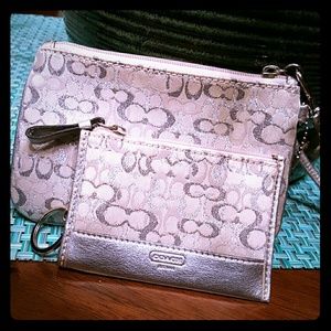 NEW....Coach Wristlet and keyring wallet
