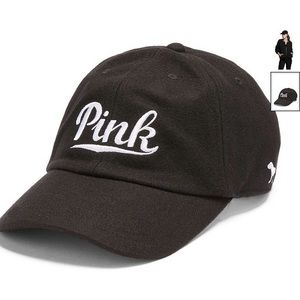 Black Victoria's Secret pink hat