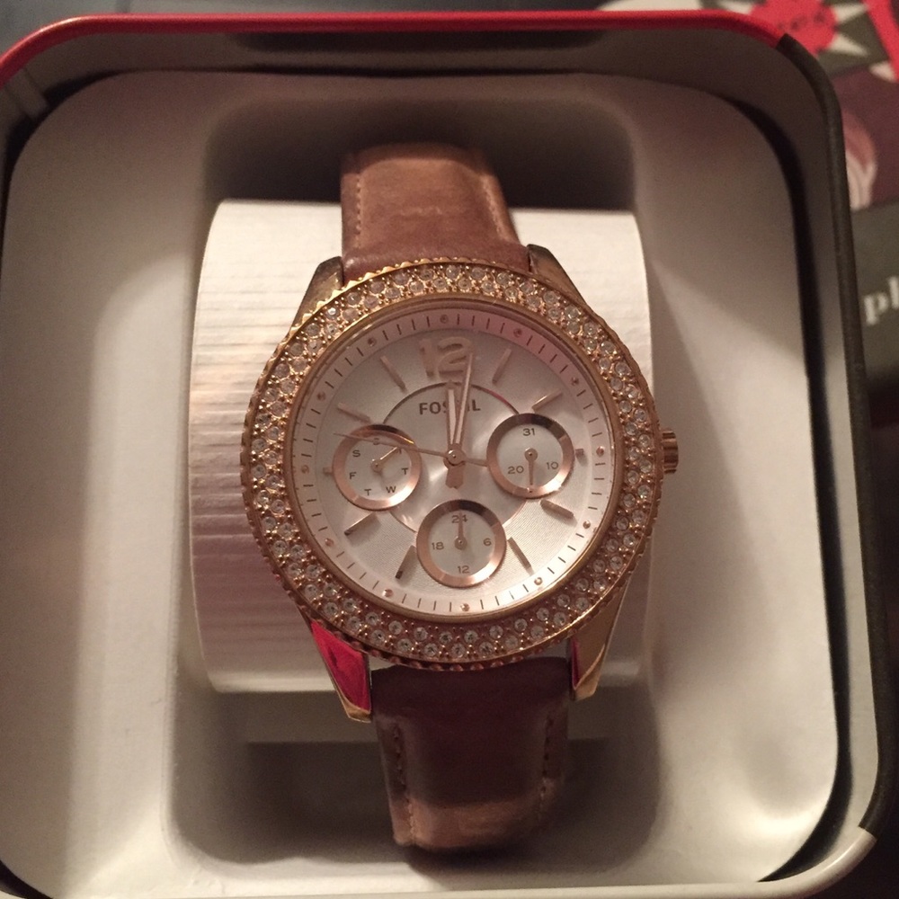 Fossil Leather Band Watch