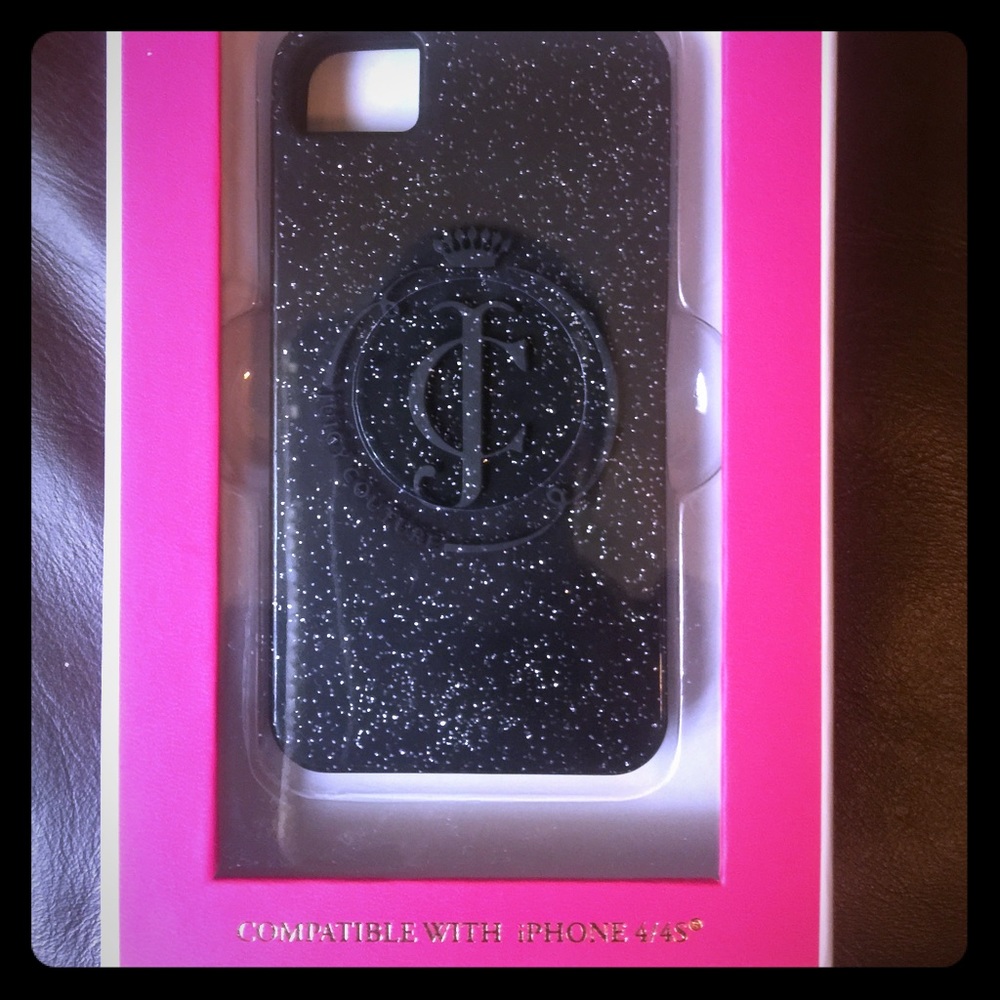 Juicy couture jelly/glitter iPhone 4/4s case