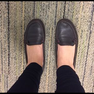 Hush puppies soft leather shoes