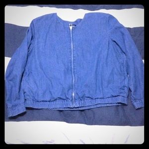 Gap denim bomber jacket XL